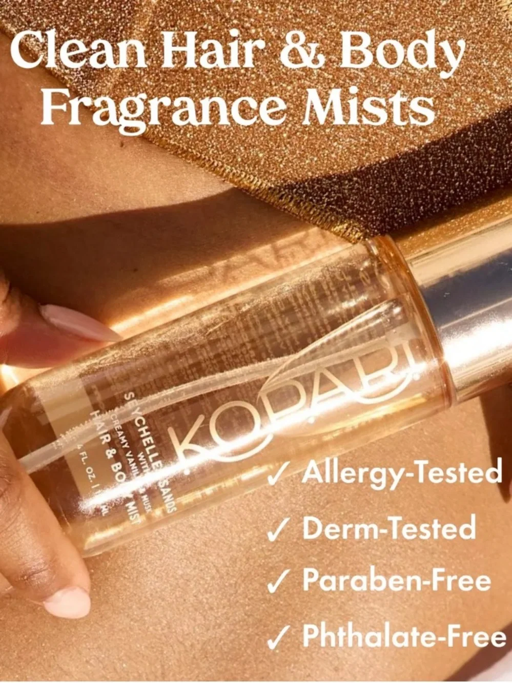Kopari Seychelles Sands Hair & Body Mist Mini 1oz BRAND NEW